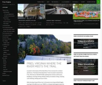 Friesva.com(FRIES, VIRGINIA WHERE THE RIVER MEETS THE TRAIL) Screenshot