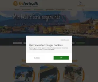 Friferie.dk(Find og bestil ferie og rejser til hele Europa) Screenshot