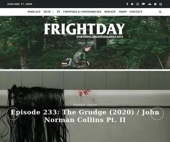 Frightday.com(Everything Frightening Since 2014) Screenshot