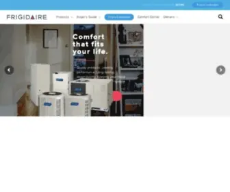 Frigidaire.net(Heating and Cooling Suppliers Near Me) Screenshot