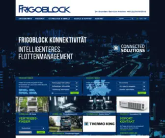 Frigoblock.com(ELECTRIC TRANSPORT REFRIGERATION SOLUTIONS) Screenshot