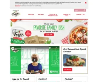 Frigocheese.com(Frigo®) Screenshot