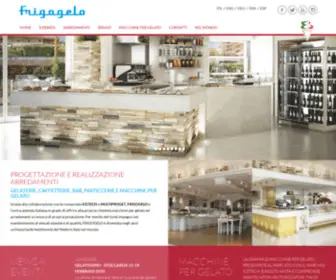 Frigogelo.com(Progettazione Realizzazione Arredamenti Gelaterie Caffetterie Pasticcerie e Macchine per Gelato) Screenshot