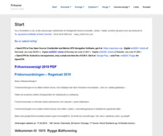 Frihavne.com(Frihavner i norden) Screenshot