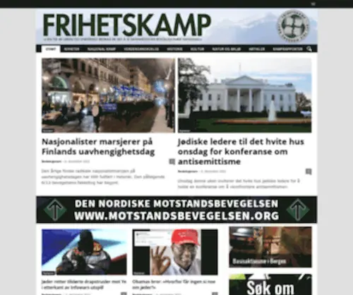 Frihetskamp.net(Det) Screenshot