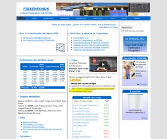 Frikenfonds.com(Investir en OPCVM (SICAV) Screenshot