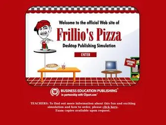 Frillios-Pizza.com(Frillio's Pizza Desktop Publishing Simulation) Screenshot