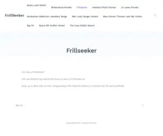 Frillseeker.ie(Beauty blog) Screenshot