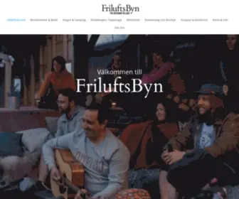 Friluftsbyn.se(Startsidan) Screenshot