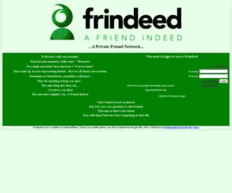 Frindeed.com(Find your friend your way) Screenshot