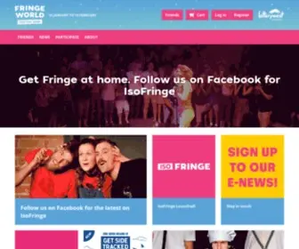 Fringeworld.com.au(Perth's largest and most popular annual festival returns 17 January) Screenshot