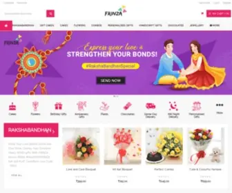 Frinza.com(India's Leading Gifting Company) Screenshot