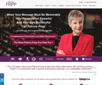Fripp.com(Patricia Fripp) Screenshot