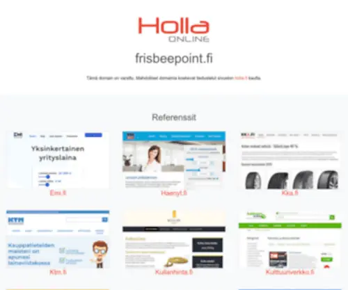 Frisbeepoint.fi(Tämä) Screenshot
