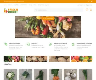 Frischdirekt.de(Frische Lebensmittel Online Bestellen) Screenshot