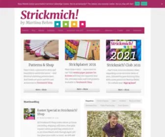 Frischetexte.de(Strickanleitungen und Strickblog von Martina Behm Strickmich) Screenshot
