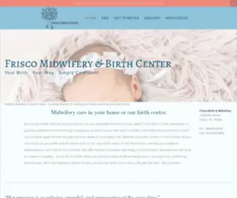 Friscobirthcenter.com(Birth at your home or our birth center) Screenshot