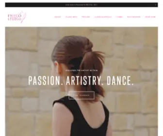 Friscodancestudio.com(Frisco Dance Studio) Screenshot