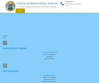 Friscointernationalschool.org(A Global Education for the 21st Century) Screenshot