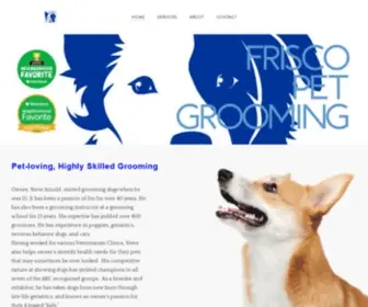 Friscopetgrooming.com(Frisco Pet Grooming) Screenshot