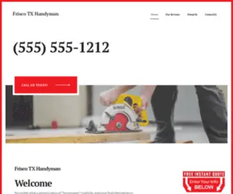 FriscotXhandyman.com(FriscotXhandyman) Screenshot