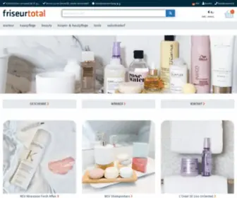 Friseurtotal.de(Profi haarprodukte online) Screenshot