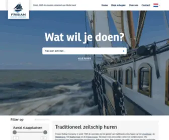 Frisian-Sailing.com(Frisian Sailing Company) Screenshot