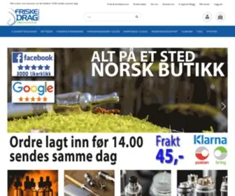 Friskedrag.no(E-Sigarett Nettbutikk) Screenshot