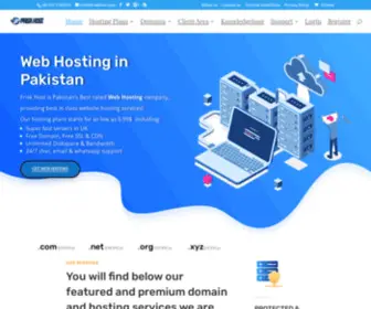 Friskhost.com(Frisk Host) Screenshot