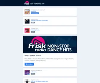 Friskradio.com(Frisk Radio) Screenshot