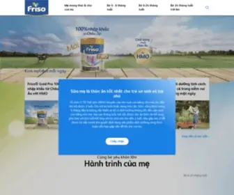 Friso.com.vn(Sữa Friso) Screenshot