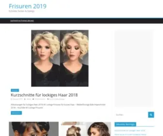 Frisuren2019.site(Farben &amp; Stylings) Screenshot
