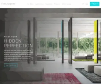Fritsjurgens.com(Choose limitless possibilities for pivot door design) Screenshot