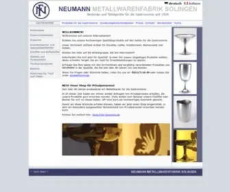 Fritz-Neumann.de(NEUMANN METALLWARENFABRIK SOLINGEN) Screenshot