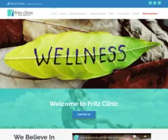 Fritzclinic.com(Fritz Clinic Wellness Medical Center) Screenshot