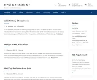 Fritzhoefer.net(H-Prof) Screenshot