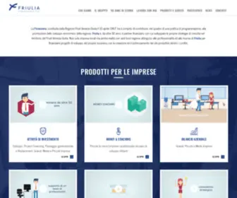 Friulia.it(Friulia S.p.A) Screenshot