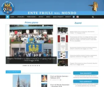Friulinelmondo.com(Ente Friuli Nel Mondo) Screenshot