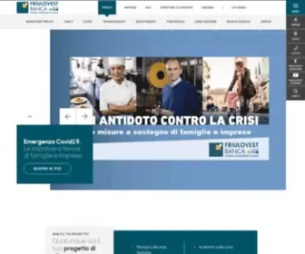 Friulovestbanca.it(Banca 360 fvg) Screenshot