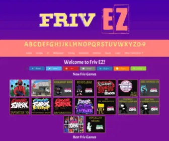 Frivez.com(Friv EZ) Screenshot