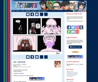 Frivolesque.com(A webcomic by Etienne Dez) Screenshot