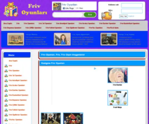 Frivoyunlarin.com(Frivoyunlarin) Screenshot