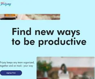 Friyay.io(Find new ways to be productive) Screenshot