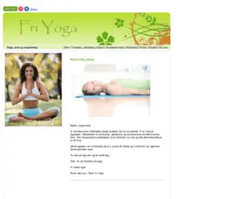 Friyoga.no(Fri Yoga) Screenshot