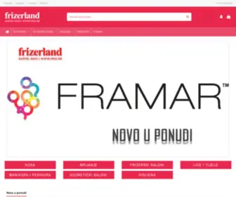 Friz.hr(Frizerland Kaštel Novi) Screenshot