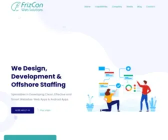 Frizcon.com(FrizCon Web Solutions) Screenshot