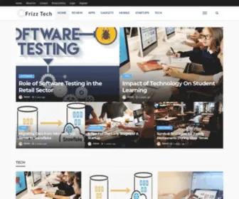 Frizztech.com(My WordPress Blog) Screenshot