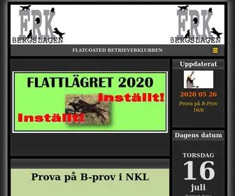 FRkbergslagen.se(FLATCOATED RETRIEVERKLUBBEN) Screenshot