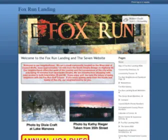 FRlhoa.com(Fox Run Landing) Screenshot