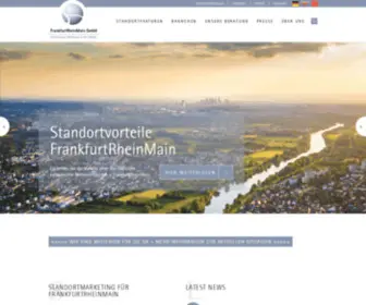 FRM-United.de(Standortmarketing & Wirtschaftsförderung für Frankfurt) Screenshot